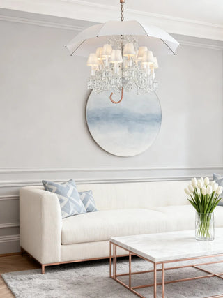 12 Lights Baccarat Crystal Lighting with Umbrella