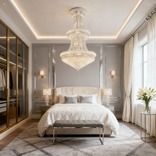 30X50 Inch 30 Lights Elegant Empire K9 Crystal Chandelier