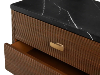 Giselle Vintage Six-Drawer Dresser | Mahogany Wood Bedroom Storage Cabinet