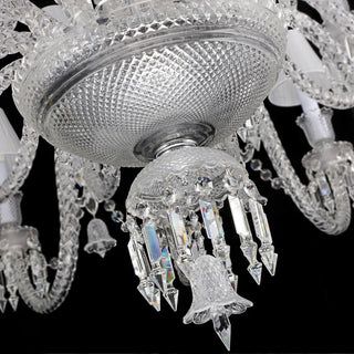 36 Lights Baccarat Crystal Lighting with Lampshades
