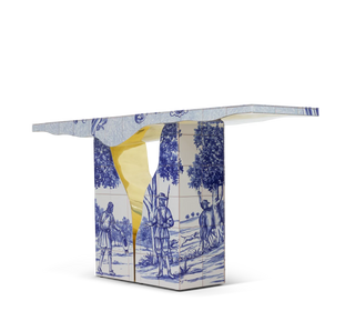 Lapiaz Consoles Azulejo Karst Sculpture Entryways Cabinet Table