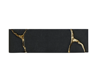 Lapiaz Kintsugi Velvet Polished Gold Luxury Headboard