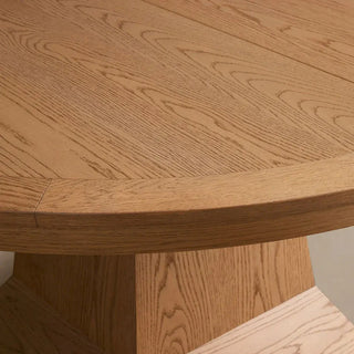 Leighton Round Extension Dining Table with Leaves
