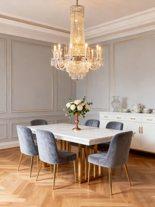 48 Inch French Empire K9 Crystal Chandelier 47"W 60"H