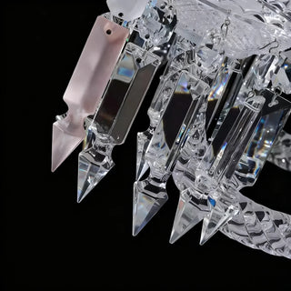 48 Lights Baccarat Inspired Crystal Chandelier 60X72 Inch Big Chandelier for Living Room