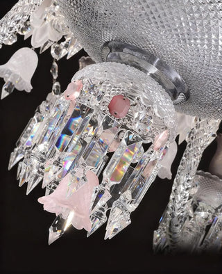 48 Lights Baccarat Inspired Crystal Chandelier 60X72 Inch Big Chandelier for Living Room
