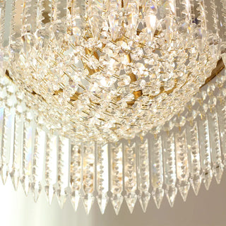 16-28 Inch Multiple Size Baccarat Inspired Copper and Crystal Chandelier Lighting