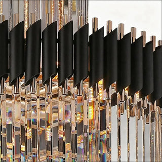 55 Inch Tall Modern Staircase Chandelier 47"W 60"H