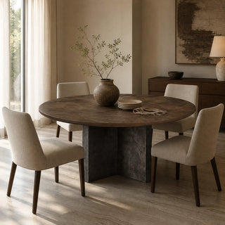 polanco-round-dining-table-wood-top-oxidized-steel-base