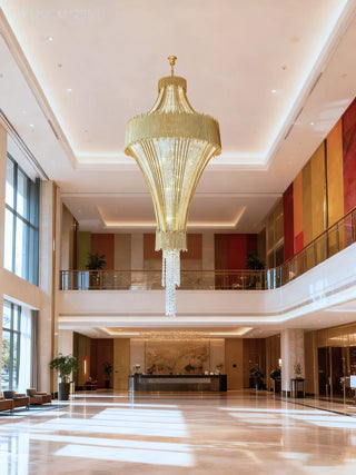 Big Lobby Chandelier 47"W 93"H