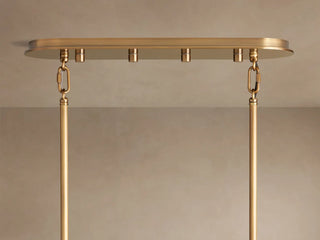 Delsie 63” Oval Smoke Glass Chandelier XS2024-30701L63S