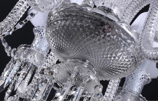 Duplicated 24 Lights Paris Clear Baccarat Crystal Lighting Chandelier