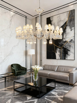 Duplicated 36 Lights Paris Baccarat Crystal Lighting Chandelier