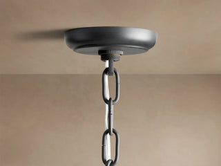 French Art Deco K9 Crystal Round Chandelier
