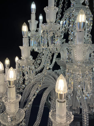 High Quality Copied 48 Lights Clear Zenith Baccarat Chandelier Crystal Lighting