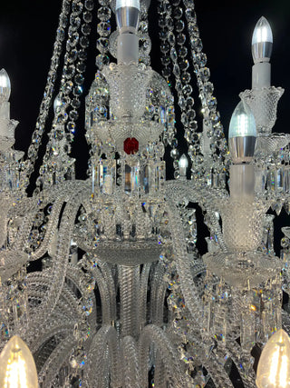 High Quality Copied 48 Lights Clear Zenith Baccarat Chandelier Crystal Lighting