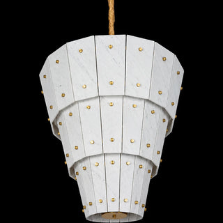 Modern Tapered Luxury stone Chandelier