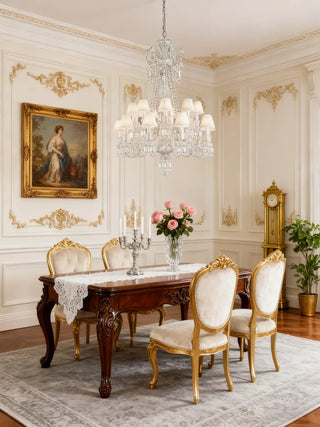 24 Light Baccarat Lighting with Lampshades