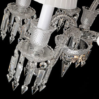 24 Lights Baccarat Crystal Chandelier with Lampshades