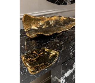 Empire Consoles Hammered Gilded Brass Entryways Cabinet Table