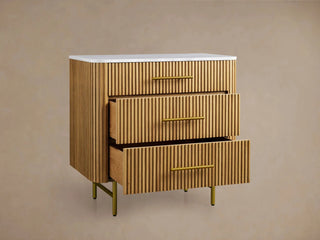 Finley Closed Nightstand & Three-Drawer Chest
