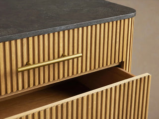Finley Closed Nightstand & Three-Drawer Chest