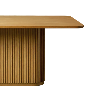 Finnley Rectangular Wood Dining Table – Solid Wood Hand-Finished Modern Table