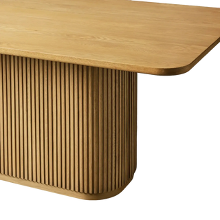 Finnley Rectangular Wood Dining Table – Solid Wood Hand-Finished Modern Table