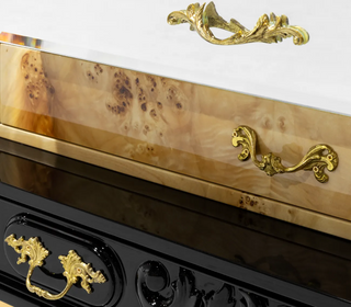 Frank Surreal Multi-Veneer Layered Luxury Nightstand