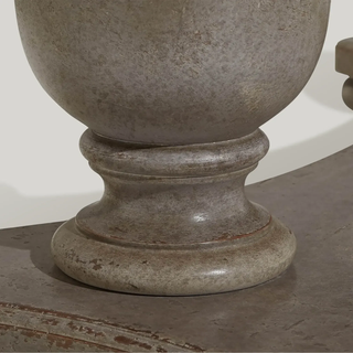 Bianca Dining Table (Italian Hand-Painted, Dual Leaf Extensions)