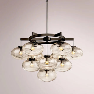 Kabrette Clear Glass Round Chandelier