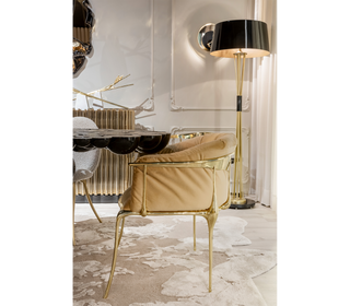 Luxury Surrealist Armchair with Gold-Plated Brass Frame, Velvet Seat & Sculptural Design