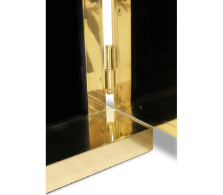 Luxury Portable Jewelry Safe with Secret Dial Lock & Gold-Plated Brass Gear Design