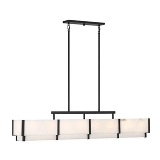 Orleans Linear Alabaster Linear Chandelier