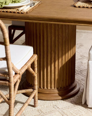 Natural Oak Rectangular Dining Table, 108" or 120"