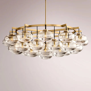 Kabrette Clear Glass Round Chandelier