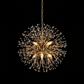 Dandelion Crystal Sputnik Round Chandelier