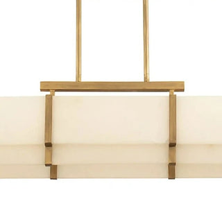 Orleans Linear Alabaster Linear Chandelier