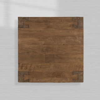 Ubud Square Reclaimed Teak Coffee Table Wood Living Room Center Tea Table Vintage Cocktail Table