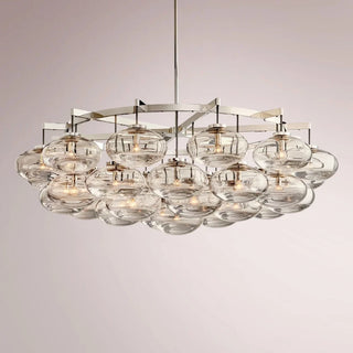 Kabrette Clear Glass Round Chandelier
