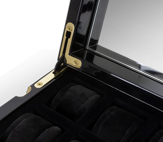 Luxury Lapiaz Watch Box with Polished Stainless Steel & Premium Watch Storage Design