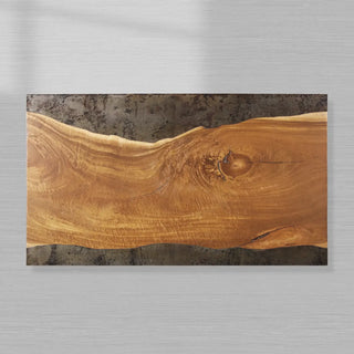 Acacius Yukas Wood Center Coffee Table Rectangular Tea Cocktail Table