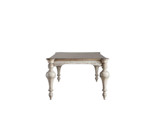 Alessia Bellarte Solid Wood Dining Table – Hand-Painted Italian Artisan Design