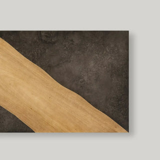 Almeria Rectangle Dining Table (Sustainable Guanacaste Wood): Modern Natural Dining Room Table