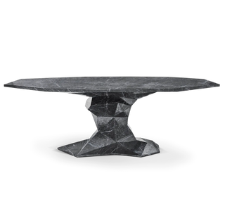 Bonsai Dining Table with Minimalism & Personalized Faceted Dining Table