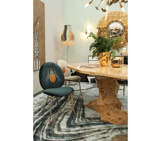 Bonsai Dining Table with Minimalism & Personalized Faceted Dining Table