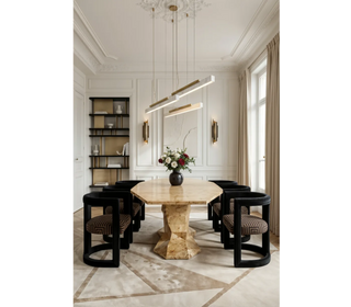 Bonsai Dining Table with Minimalism & Personalized Faceted Dining Table