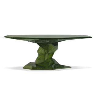 Bonsai Dining Table with Minimalism & Personalized Faceted Dining Table