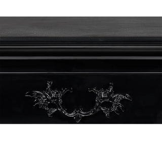 Boulevard II Gloss Black Classic Luxury Writing Desk