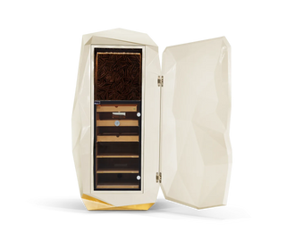 Luxury Diamond Floor Safe with Hidden Watch Winder & Certified High-Security Storage System